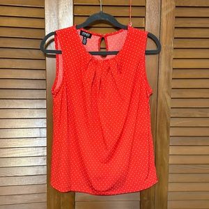 Polka dot tank top